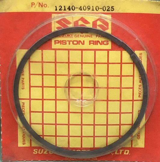 NEW GENUINE SUZUKI 12140-40910-025 PISTON RING SET 0.25 O/S