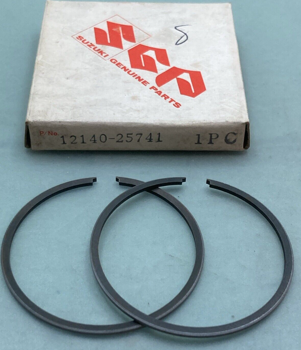 NEW GENUINE SUZUKI 12140-25741 PISTON RING SET 1.00 O/S FITS TS90