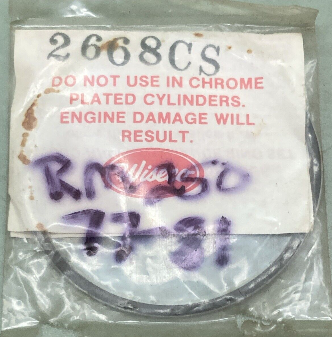 NEW WISECO 2668CS PISTON RING FITS '77-'81 RM250