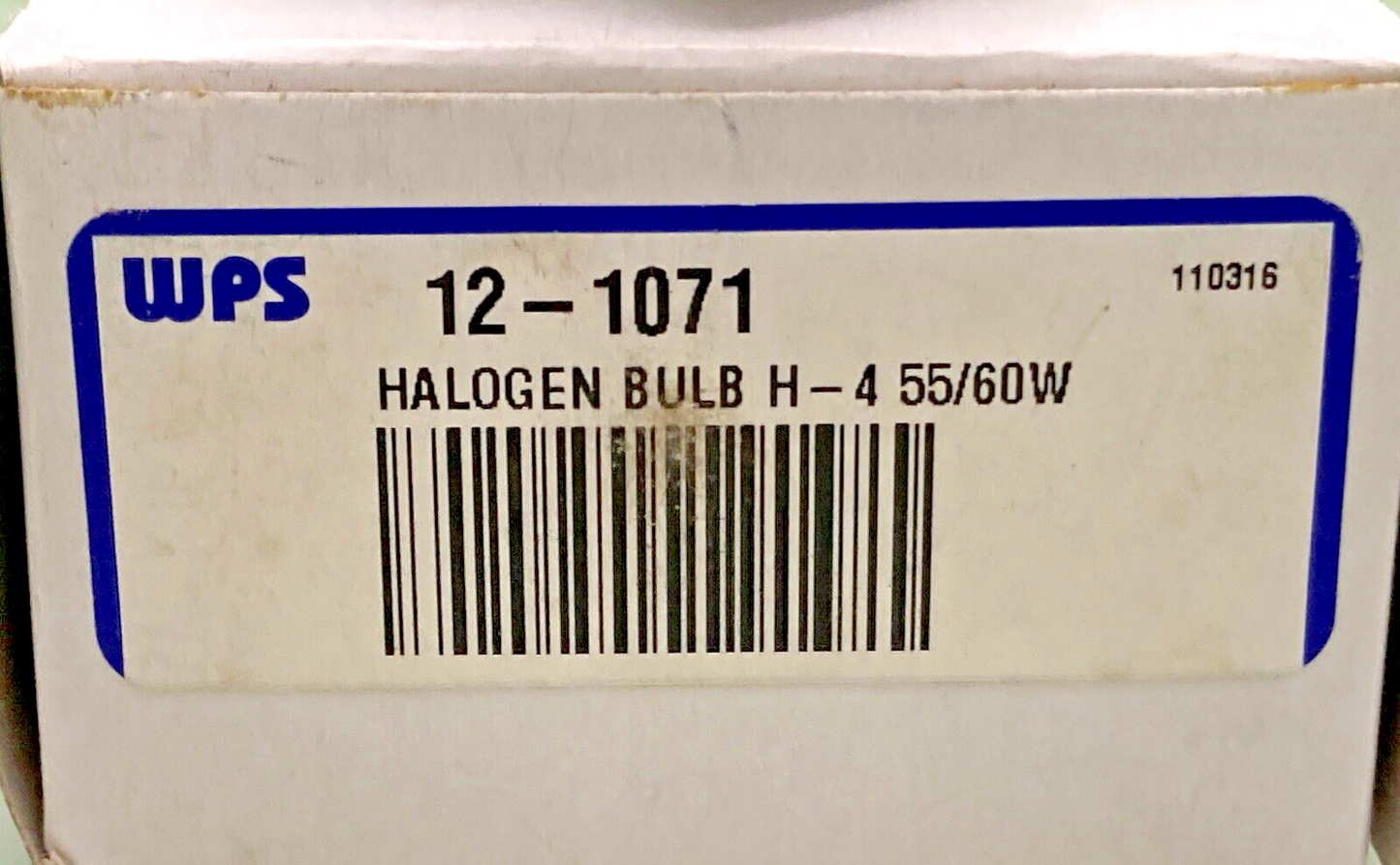 NEW GENUINE WPS 12-1071  HALOGEN BULB H-4 55/60W