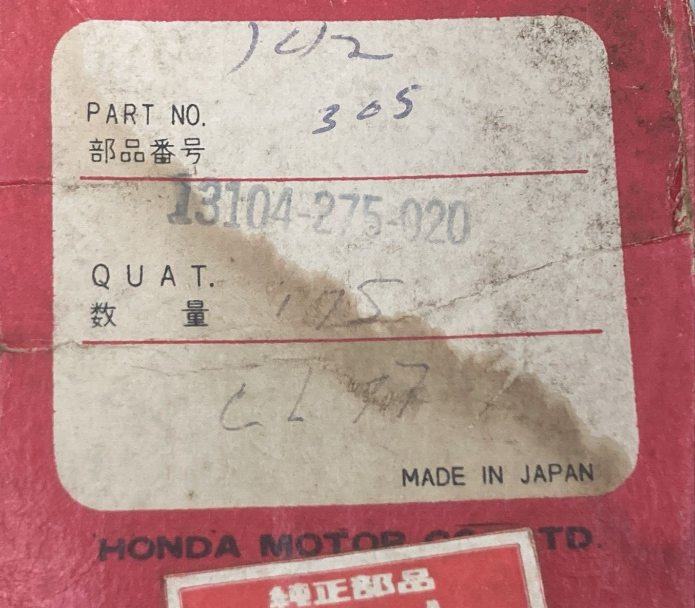 NEW GENUINE HONDA 13104-275-020 PISTON KIT 0.75 O/S COMPLETE