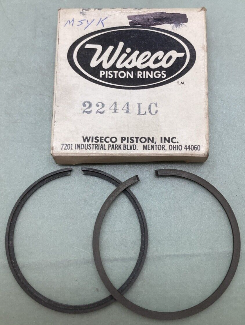 NEW WISECO 370 P2 PISTON & 2244LC PISTON RING SET FOR '74-'76 KAWASAKI KX125