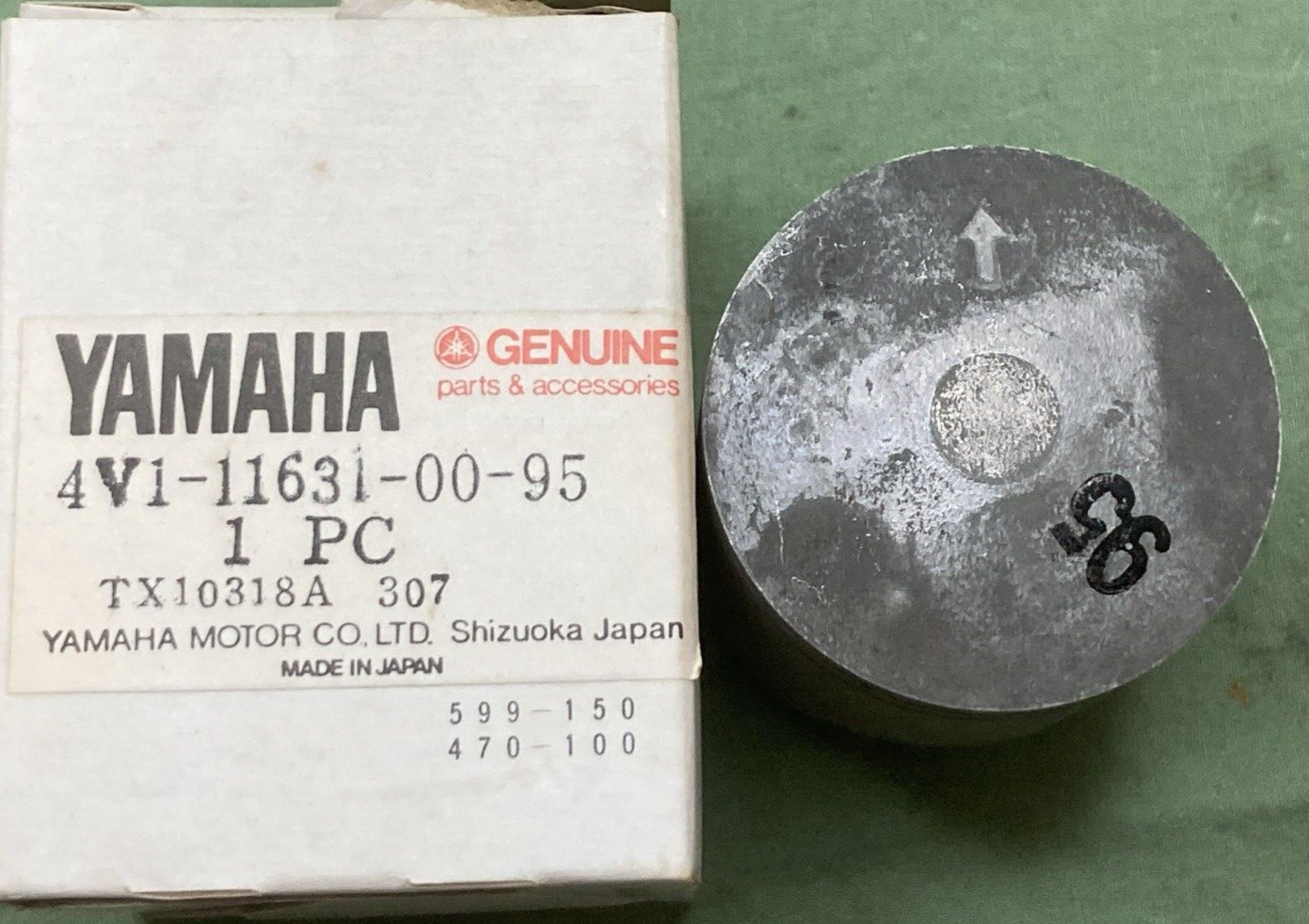 NEW GENUINE YAMAHA 4V1-11630-00 PISTON KIT STD FOR YZ80H