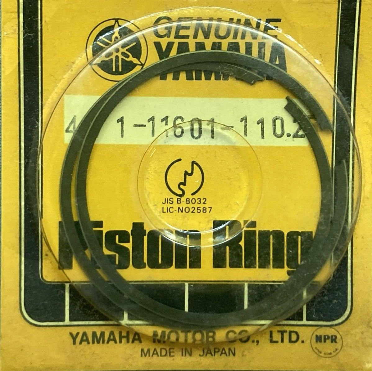 NEW GENUINE YAMAHA 4V1-11630-10 PISTON KIT 1ST 0.25 FOR YZ80H