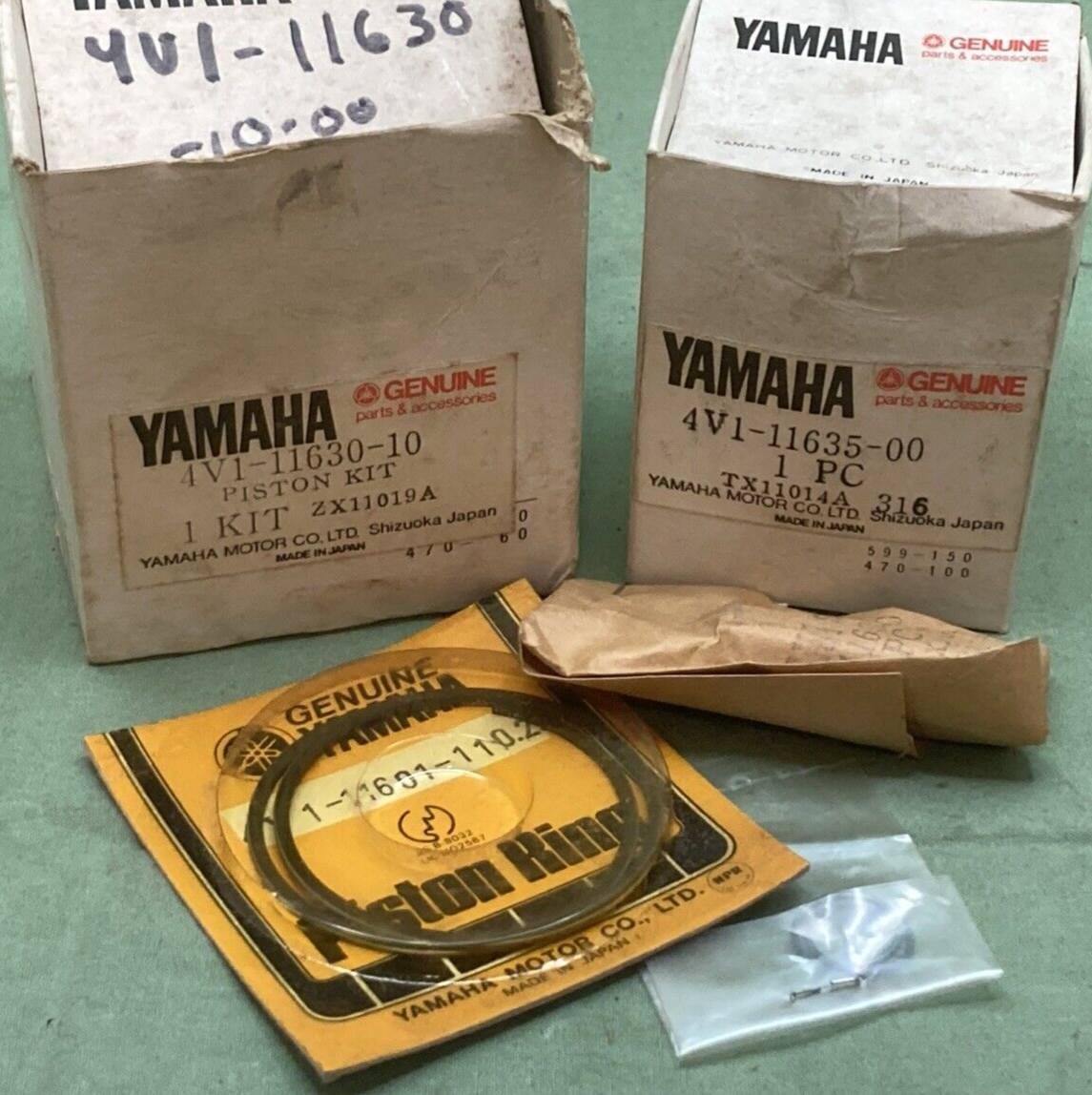 NEW GENUINE YAMAHA 4V1-11630-10 PISTON KIT 1ST 0.25 FOR YZ80H