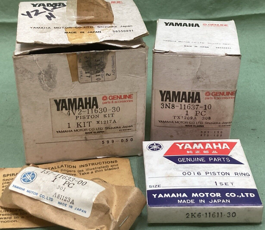 NEW GENUINE YAMAHA 4V2-11630-30 PISTON KIT 3RD O/S FOR YZ125H