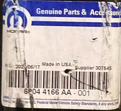 NEW GENUINE MOPAR 68044166AA Tunnel Reinforcement