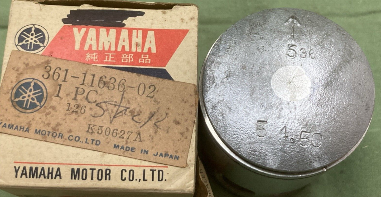 NEW GENUINE YAMAHA 361-11636-02 PISTON