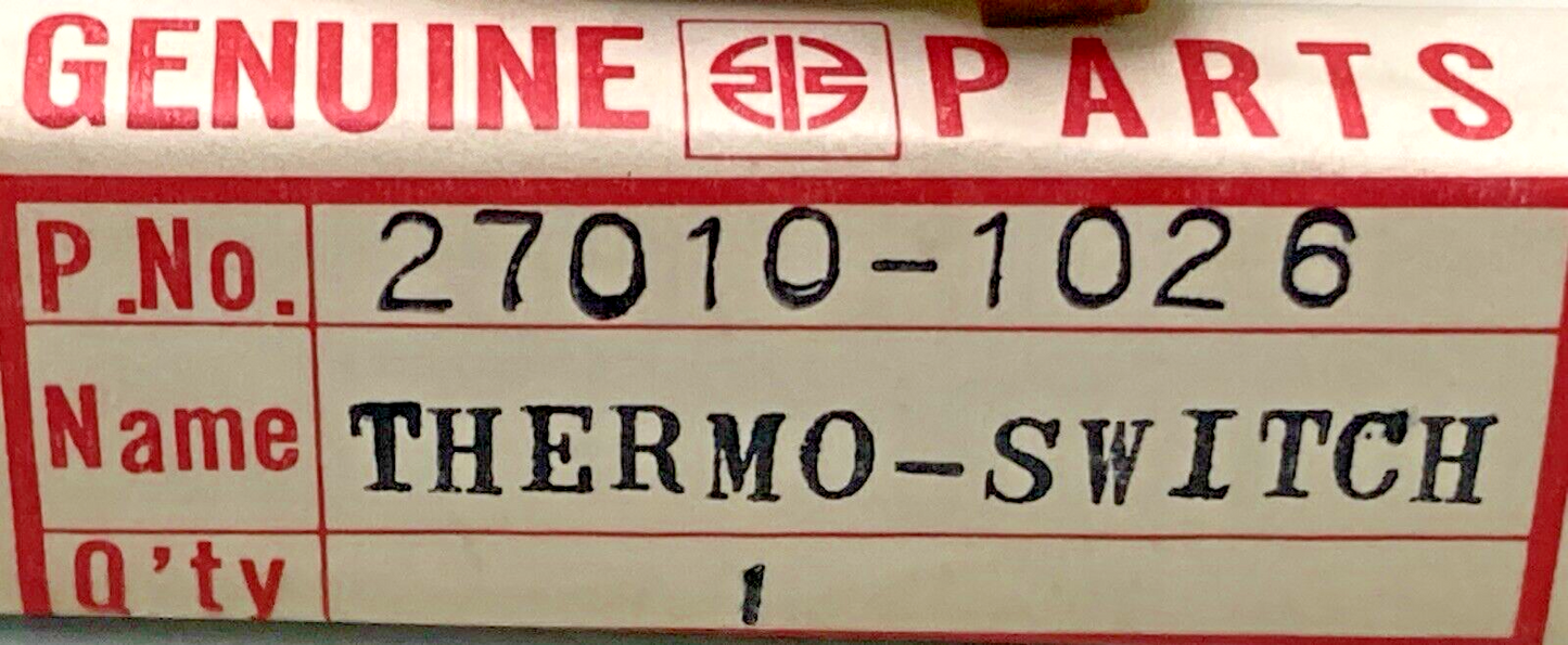 NEW GENUINE KAWASAKI 27010-1026 RADIATOR/FAN/COOLANT THERMO SWITCH