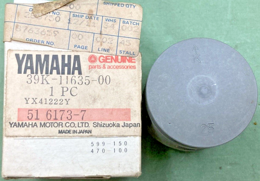 NEW GENUINE YAMAHA 39K-11635-00 PISTON 1ST 0.25 O/S