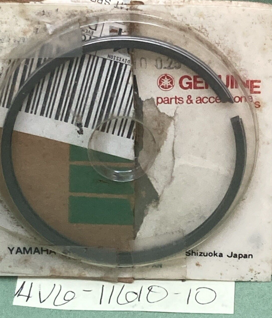 NEW GENUINE YAMAHA 4V6-11610-10 PISTON RING SET 0.25