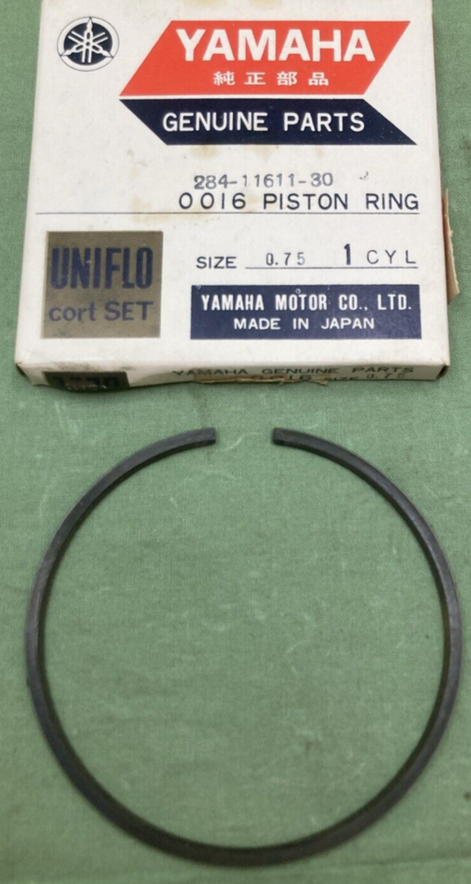 NEW GENUINE YAMAHA 284-11611-30 PISTON RING 3RD 0.75
