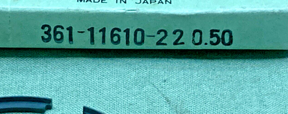 NEW GENUINE YAMAHA 361-11610-22 PISTON RING SET 2ND 0.50 O/S