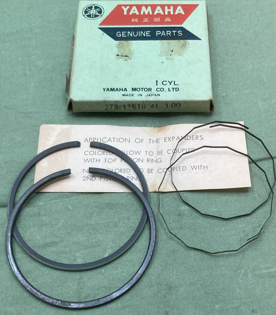 NEW GENUINE YAMAHA 278-11610-41 PISTON RING SET 4TH 1.00 O/S