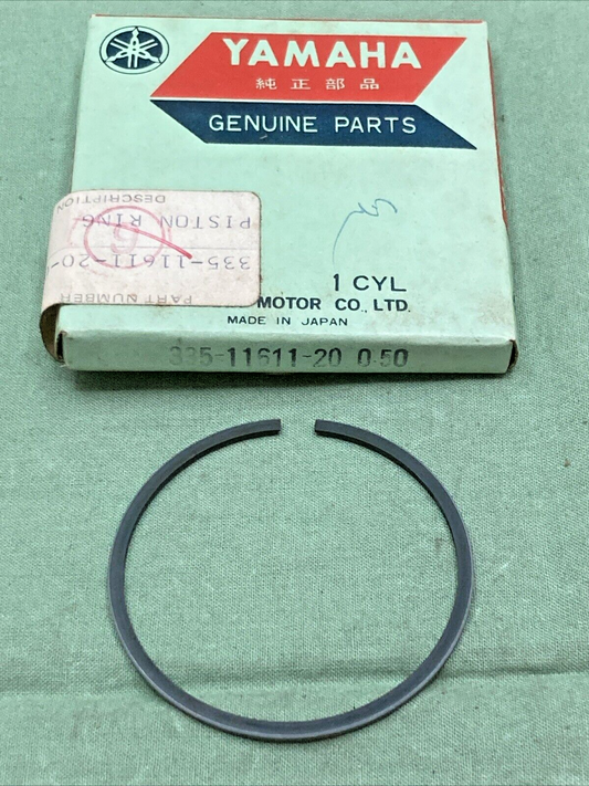 NEW GENUINE YAMAHA 335-11611-20 PISTON RING 2ND 0.50 O/S