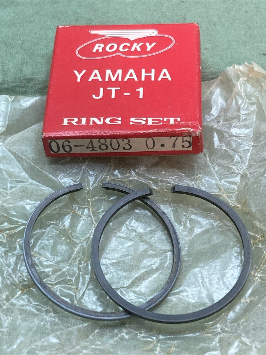 NEW YAMAHA 06-4803 PISTON RING SET 3RD 0.75 O/S FITS JT-1