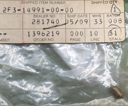 NEW REPLACES YAMAHA 2F3-14991-00 SCREW CARBURETOR FOR '79 XS750F