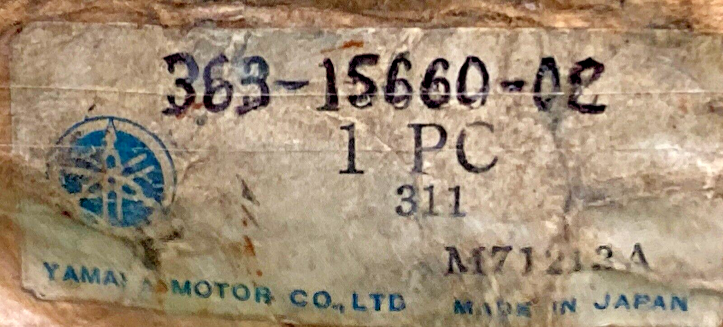 NEW GENUINE YAMAHA 363-15660-02 KICKSTARTER SHAFT KICK AXLE ASSY