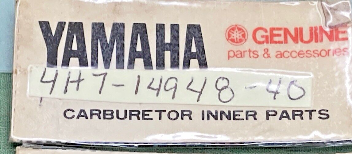 NEW GENUINE YAMAHA 4H7-14948-40 CABURETOR JET (#40)