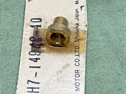 NEW GENUINE YAMAHA 4H7-14948-40 CABURETOR JET (#40)