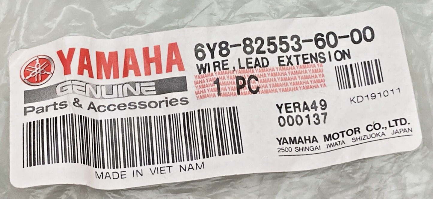NEW GENUINE YAMAHA 6Y8-82553-60-00 WIRE, LEAD EXTENSION