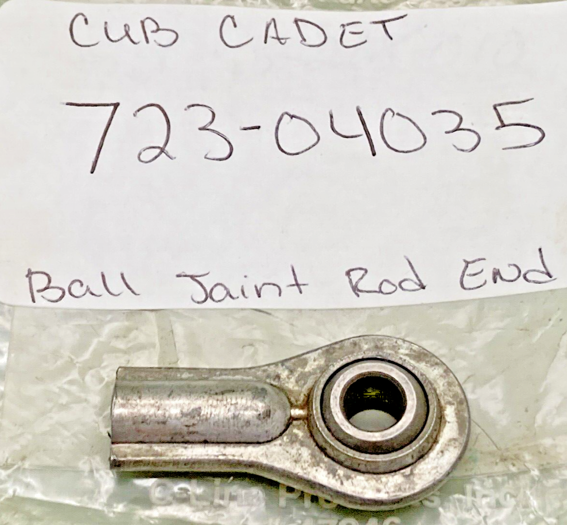 NEW REPLACES CUB CADET 723-04035 BALL JOINT ROD END