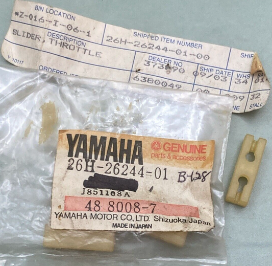 NEW GENUINE YAMAHA  26H-26244-01 THROTTLE SLIDER