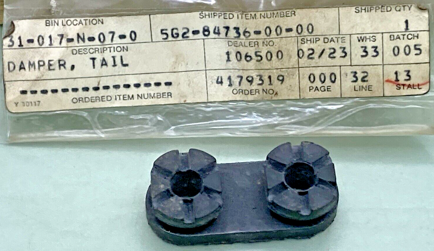 NEW REPLACES YAMAHA 5G2-84736-00-00 DAMPER,TAIL 1