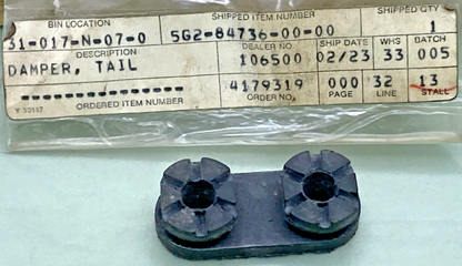 NEW REPLACES YAMAHA 5G2-84736-00-00 DAMPER,TAIL 1