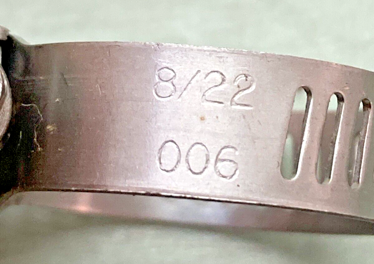 QTY 7 NEW IDEAL TRIDON HOSE CLAMP SIZE 6 8/22