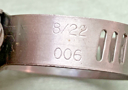 QTY 7 NEW IDEAL TRIDON HOSE CLAMP SIZE 6 8/22