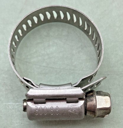 QTY 7 NEW BREEZE 300SS HOSE CLAMP SIZE 12 17-32 MM 11/16 1-1/4"