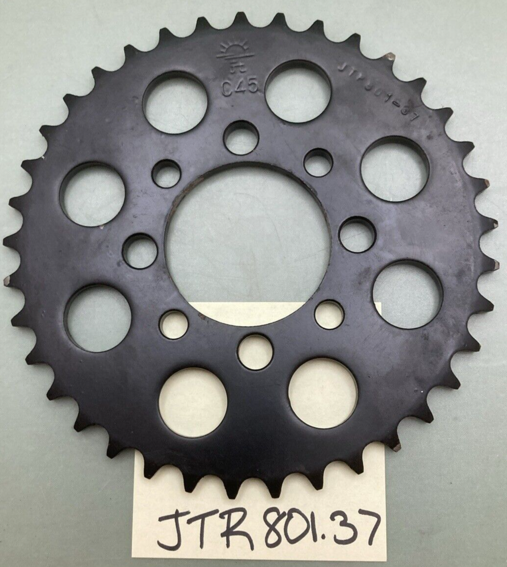 NEW JT STEEL JTR801.37 SPROCKET REAR 37T BLACK