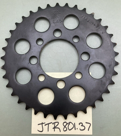 NEW JT STEEL JTR801.37 SPROCKET REAR 37T BLACK