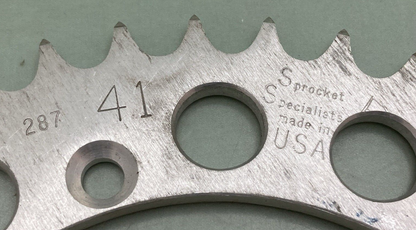 NEW SPROCKET SPECIALISTS 287-41 SPROCKET REAR 41T ALUMINUM FITS KAWASAKI