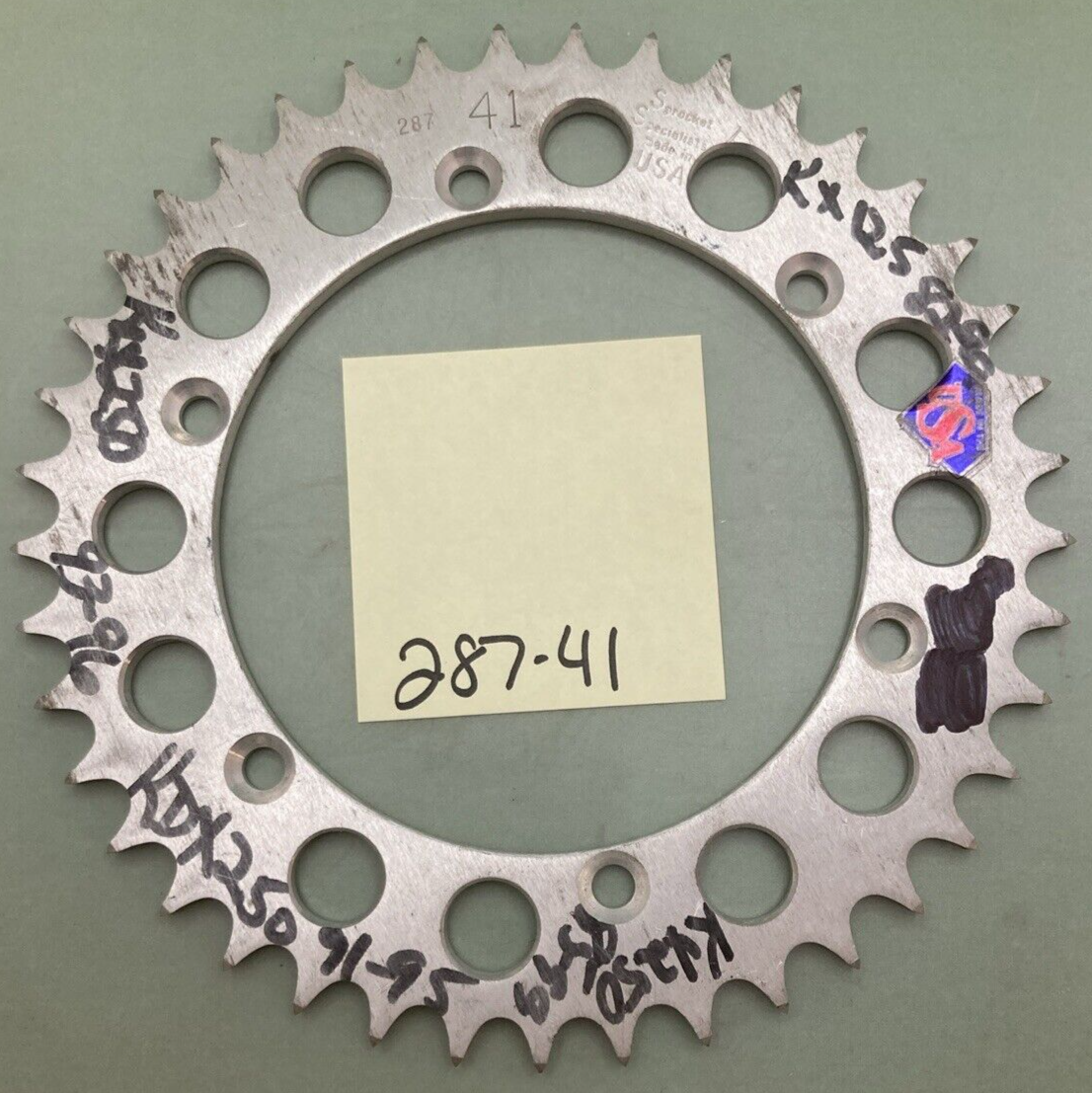 NEW SPROCKET SPECIALISTS 287-41 SPROCKET REAR 41T ALUMINUM FITS KAWASAKI