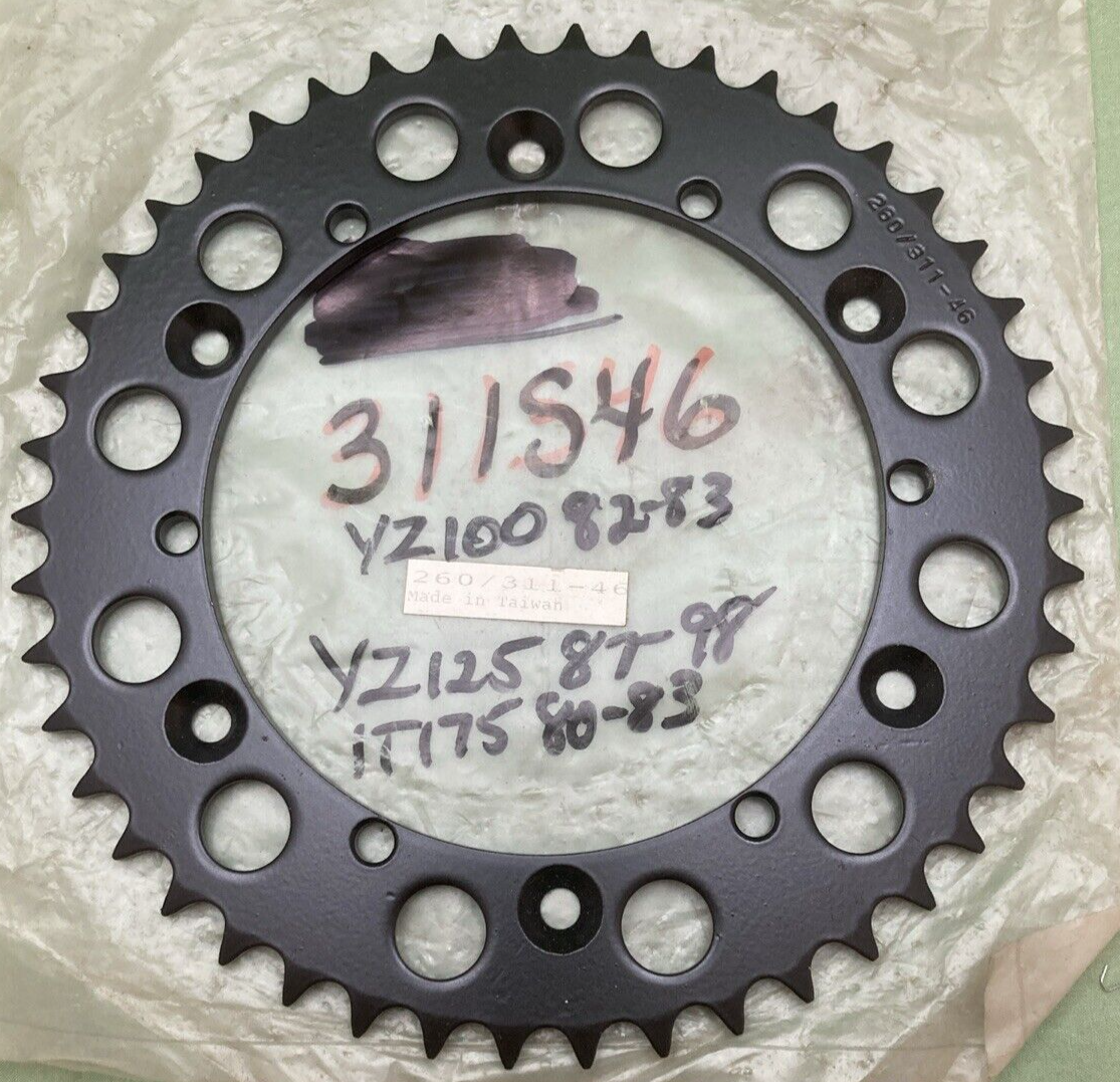 NEW REPLACES YAMAHA 260/311-46 SPROCKET REAR 46T