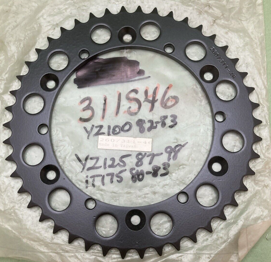 NEW REPLACES YAMAHA 260/311-46 SPROCKET REAR 46T