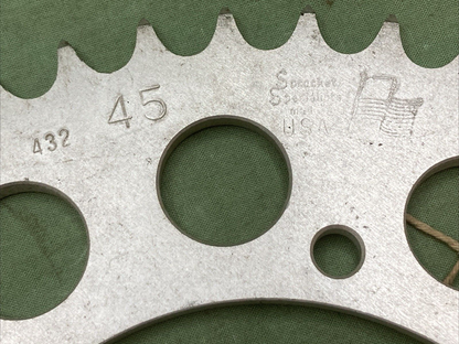 NEW SPROCKET SPECIALTIES 432-45 SPROCKET REAR 45T FITS HONDA