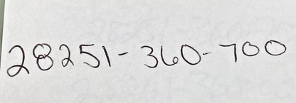 NEW REPLACES HONDA 28251-360-700 SHAFT, STARTER