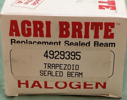 NEW SPEAKER 4929395 LAMP HALOGEN AGRI BRITE SEALED TRAPEZOID 12V