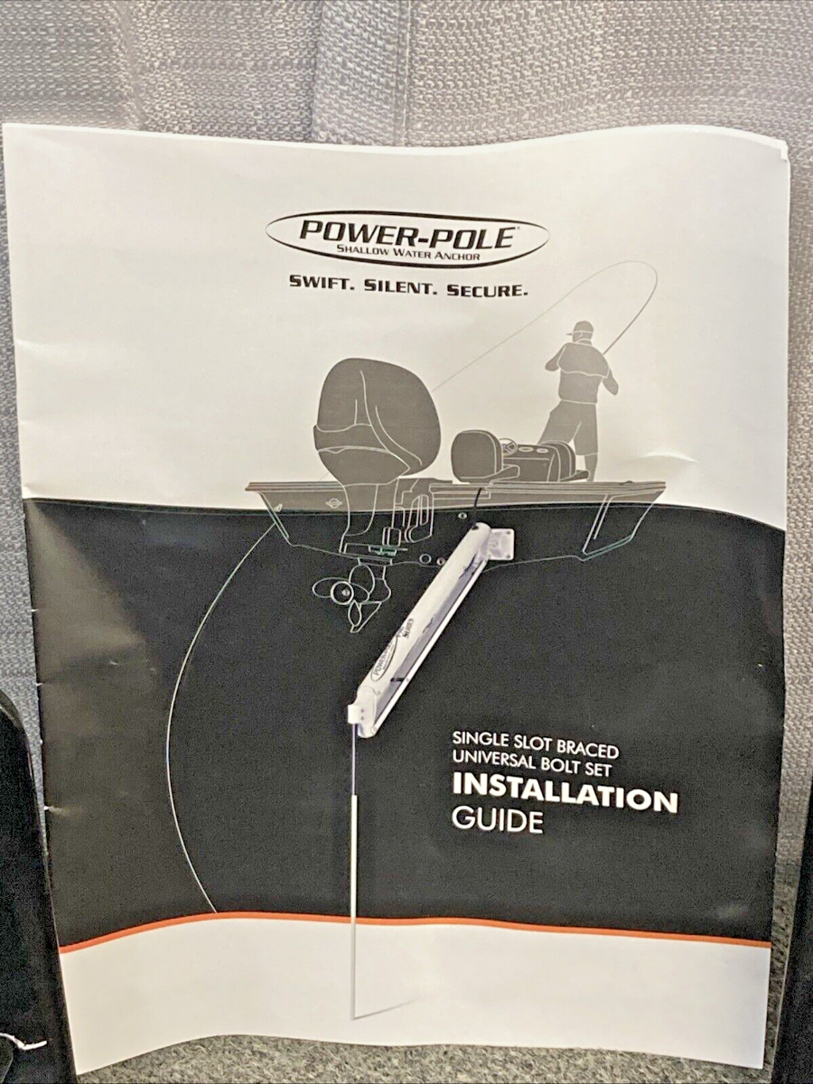 NEW POWER POLE PKBD-S-2-2-BLK DUAL BRACED KIT S-2-2 BLACK FOR ANCHOR
