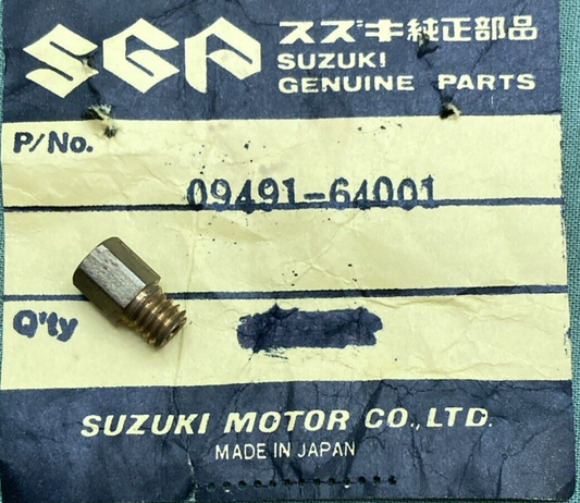 NEW GENUINE SUZUKI 09491-64001 JET MAIN CARBURETOR
