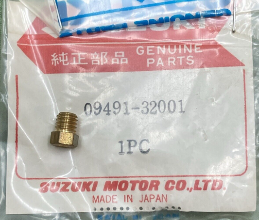 NEW GENUINE SUZUKI 09491-32001 JET MAIN CARBURETOR