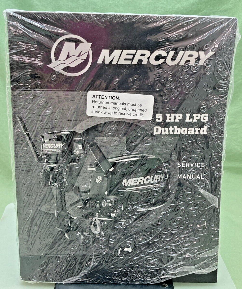 NEW GENUINE MERCURY 90-8M0156927 5 HP LPG OUTBOARD SERVICE MANUAL 2019