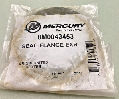 NEW GENUINE MERCURY QUICKSILVER 8M0043453 EXHAUST SEAL FLANGE