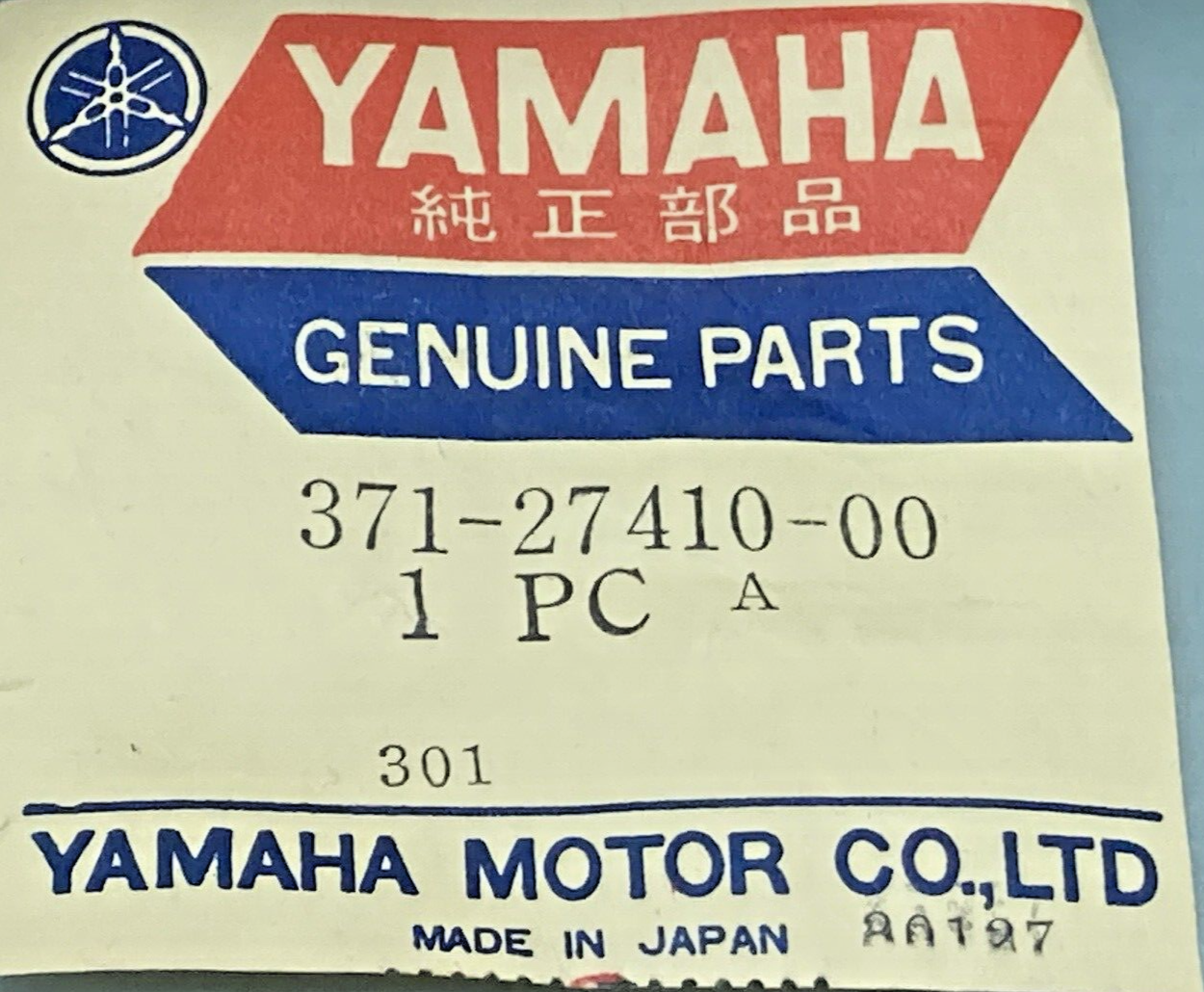 NEW GENUINE YAMAHA 371-27410-00 FRONT FOOTREST ASSEMBLY L