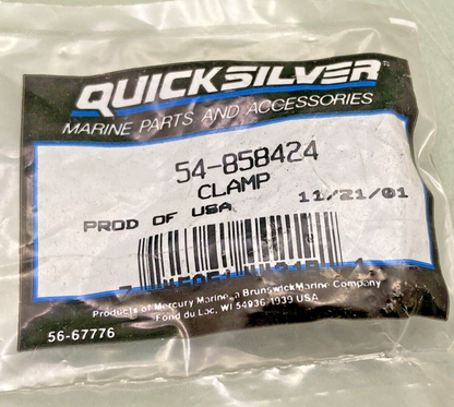 NEW GENUINE MERCURY QUICKSILVER 54-858424 CLAMP