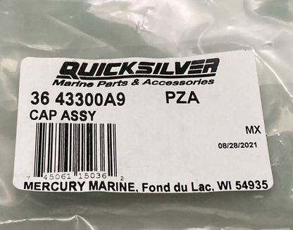 NEW GENUINE MERCURY QUICKSILVER 3643300A9 OIL RESERVOIR CAP ASSY