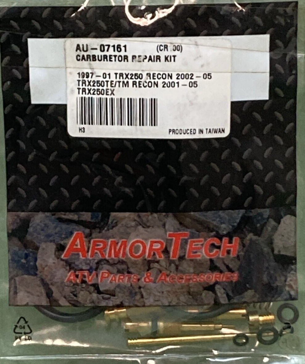 NEW ARMOR TECH AU-07161 (CR100) CARBURETOR REPAIR KIT FOR ATV